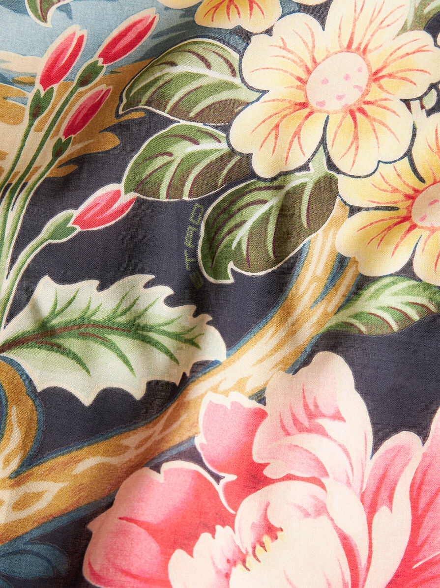 FLORAL COTTON SHIRT - 7