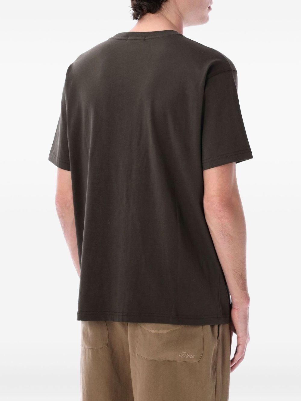 logo-embroidered T-shirt - 2