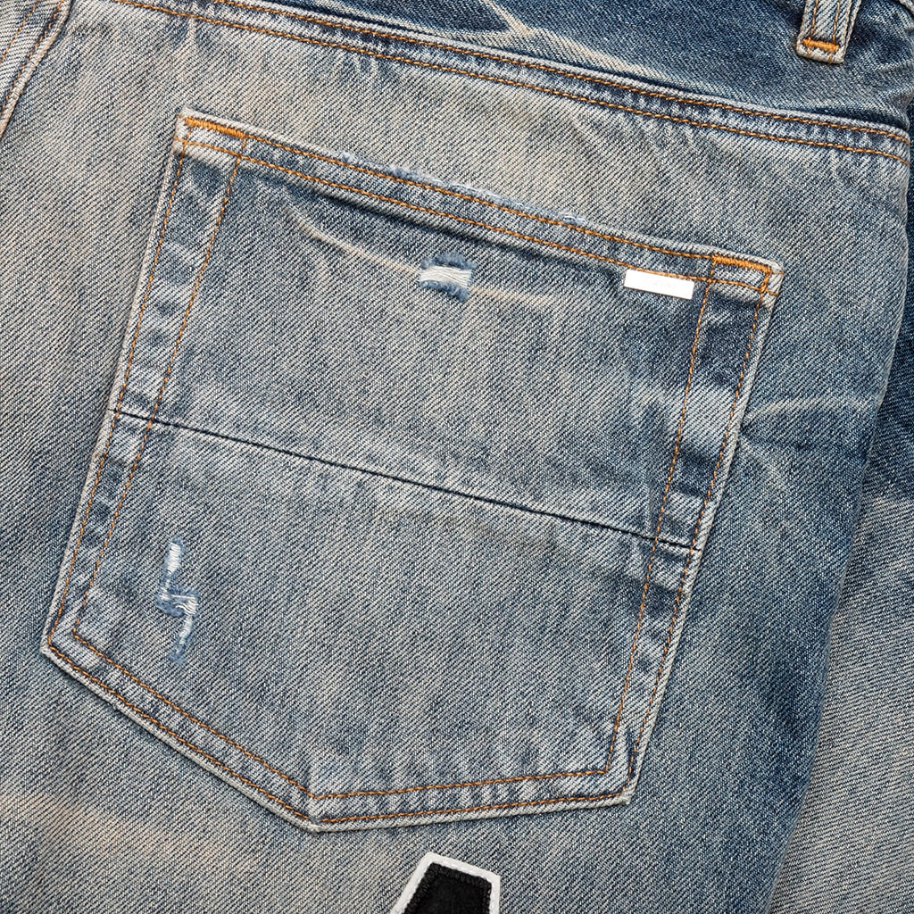 HOCKEY LOGO STRAIGHT JEAN - VINTAGE LOGO - 5