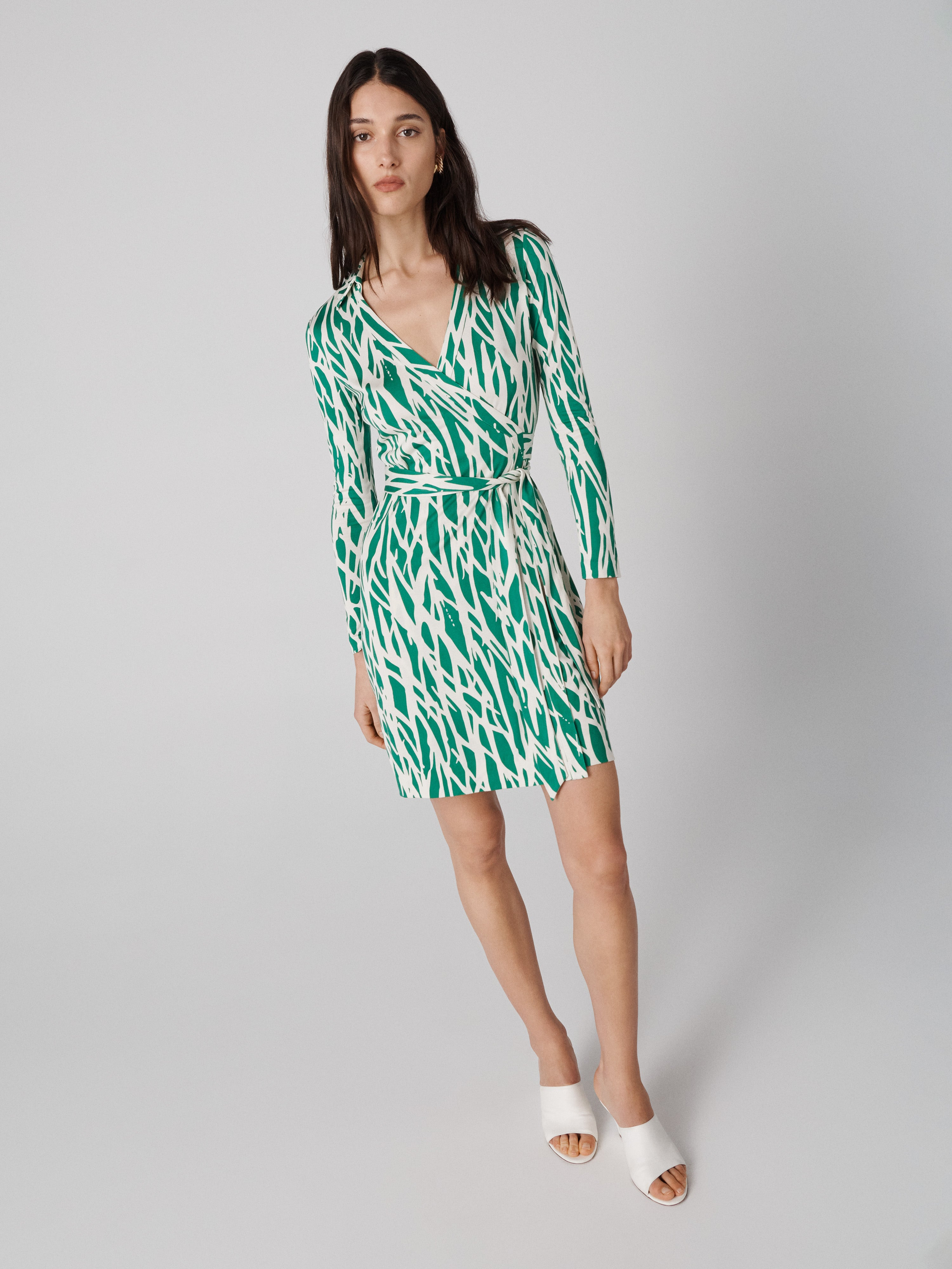 Jeanne Silk Jersey Wrap Dress - 4