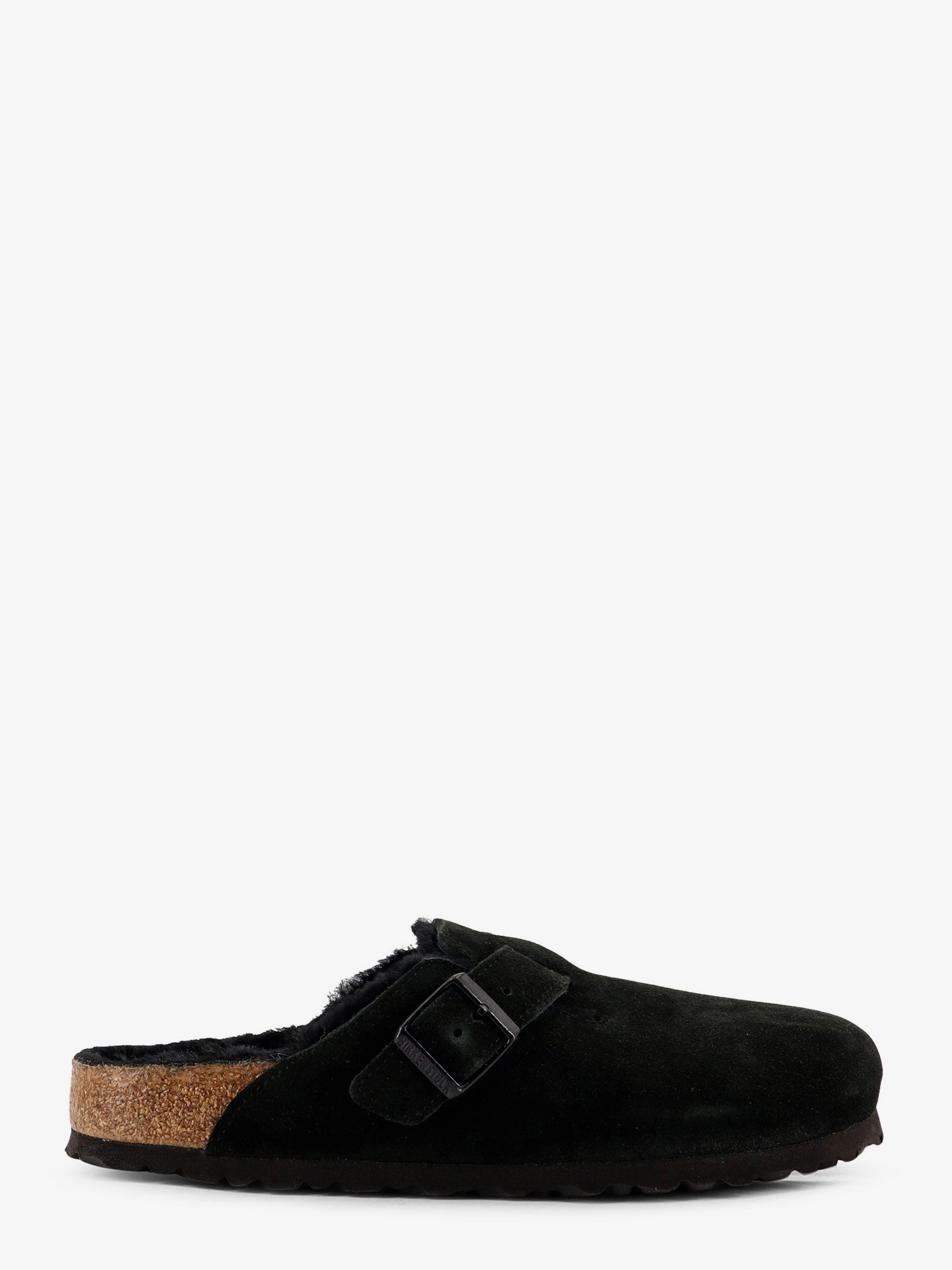BOSTON VL/SHEARLING SUEDE MULE - 1