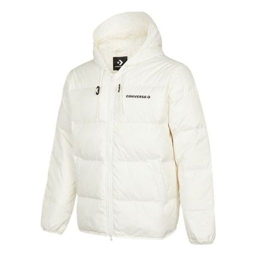 Converse Downfilled Hooded Jacket 'White' 10021981-A03 - 1
