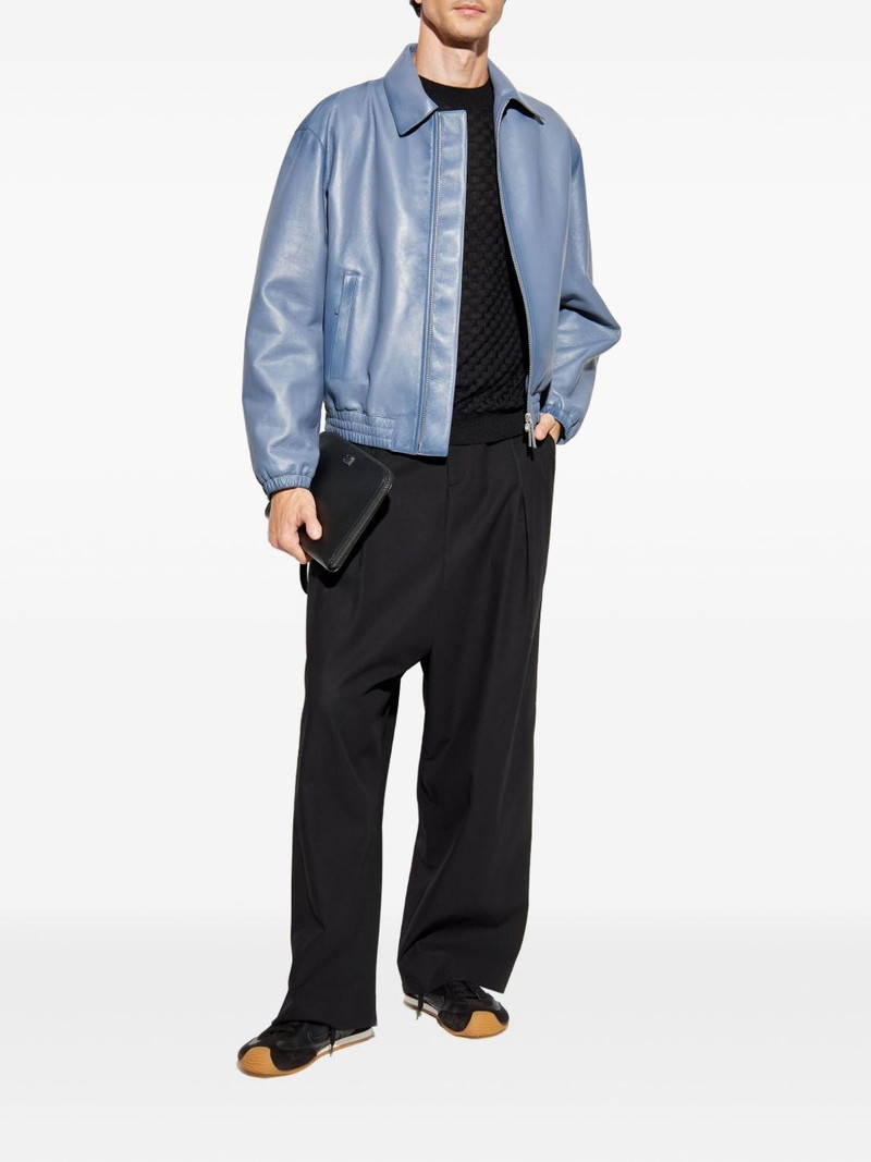 GIORGIO ARMANI textured sweater outlook