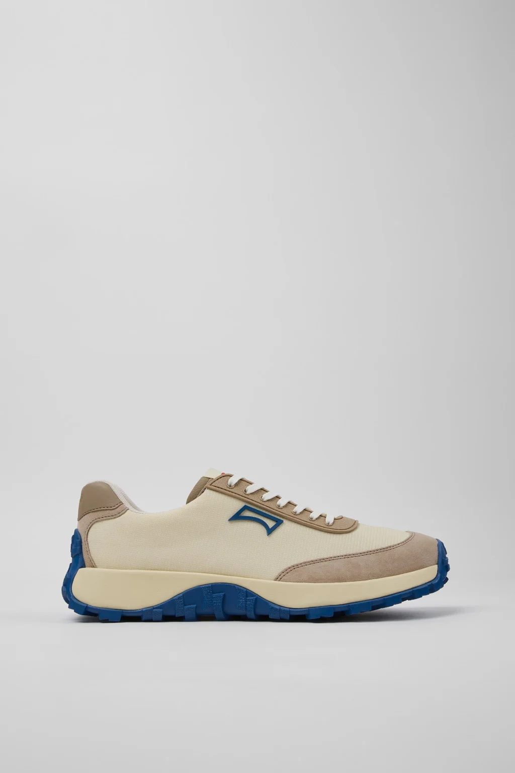 Drift Trail Beige Textile and Nubuck Sneakers for Men. - 1