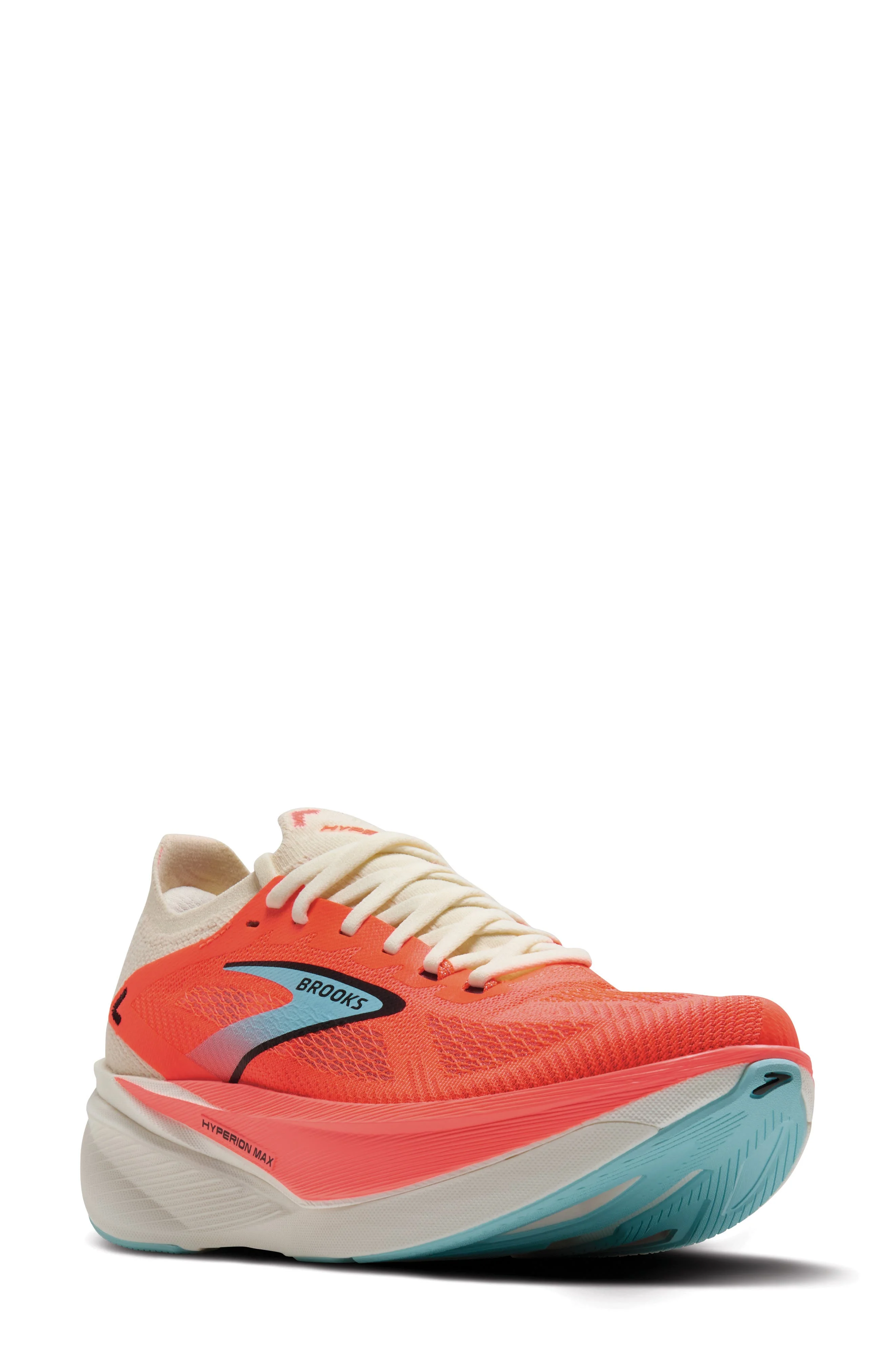 Brooks Hyperion Max 3 Running Shoe in Coconut/Fiery Coral/Atomizer at Nordstrom - 1