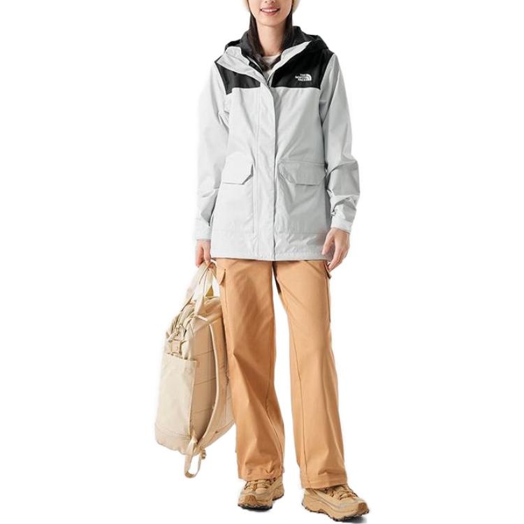 (WMNS) THE NORTH FACE Rain Zip-in Jacket 'Teal' NF0A88RS-9B8 - 3