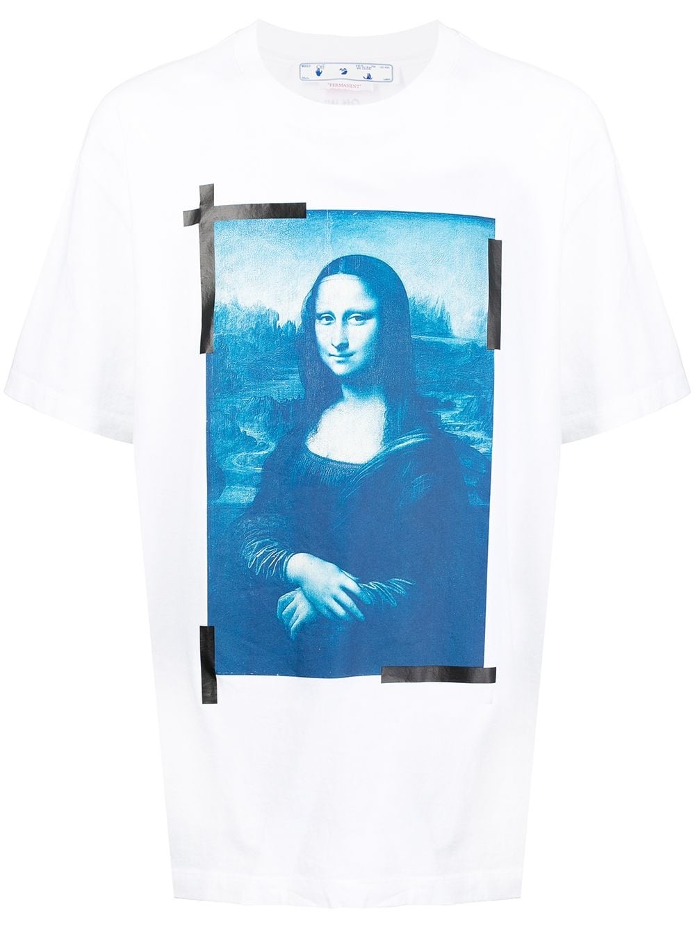 Monalisa-print cotton T-shirt - 1