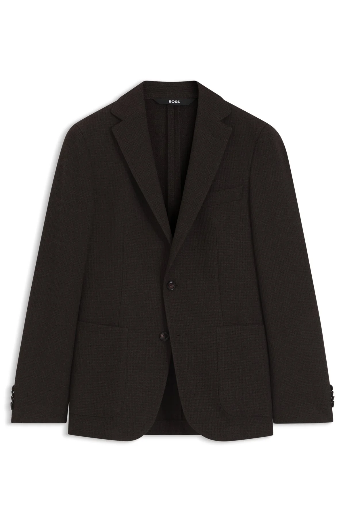 SLIM-FIT JACKET IN VIRGIN WOOL - 1