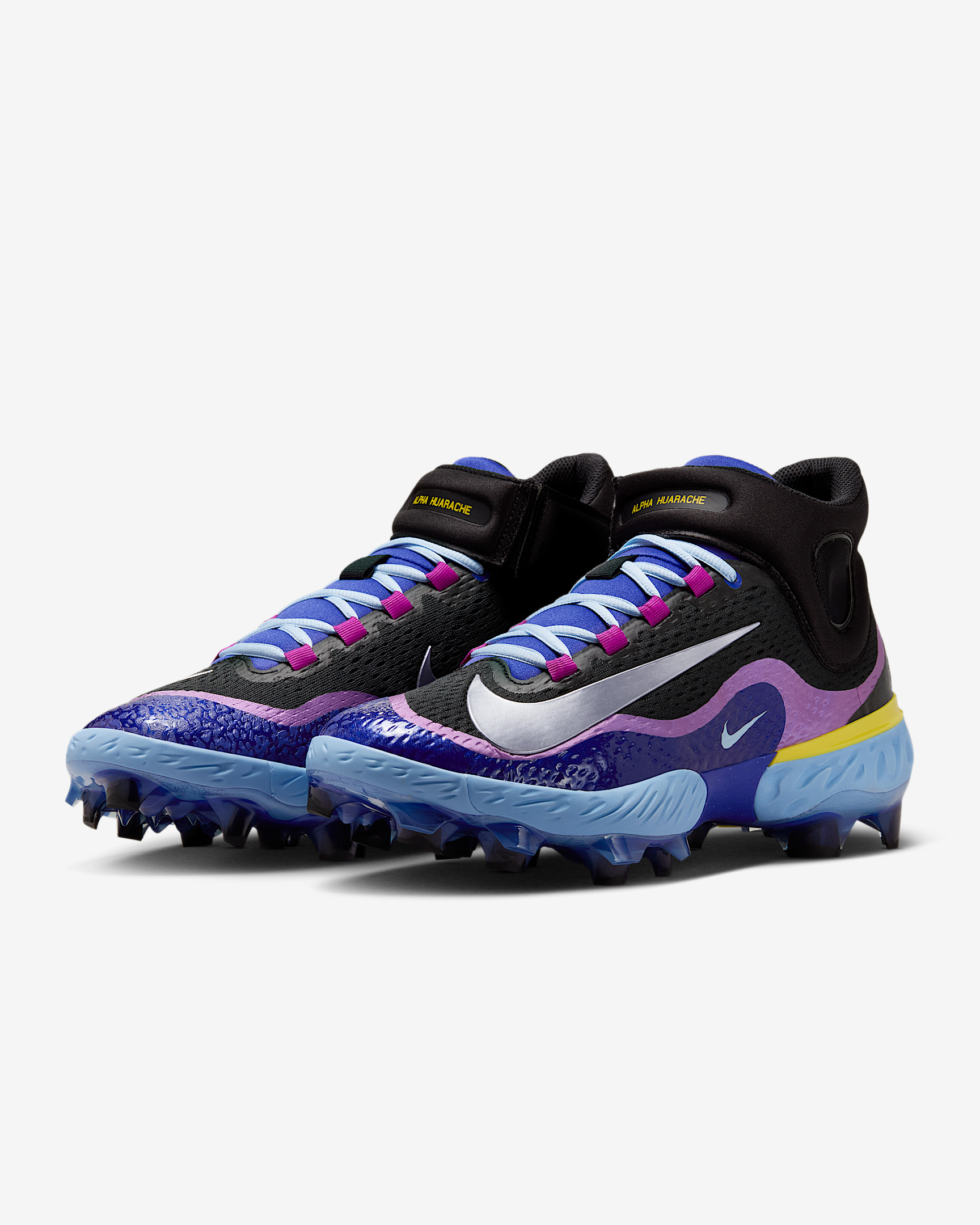 Nike Alpha Huarache Elite 4 Mid NRG Baseball Cleats - 5