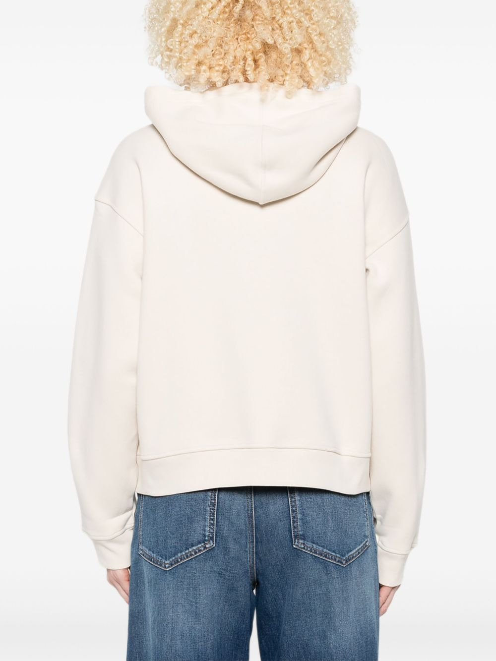 hooded zip-up jacket - 4