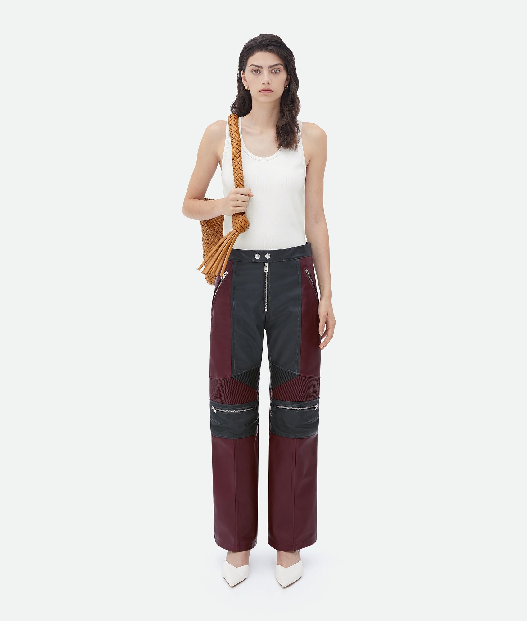 leather biker pants - 4
