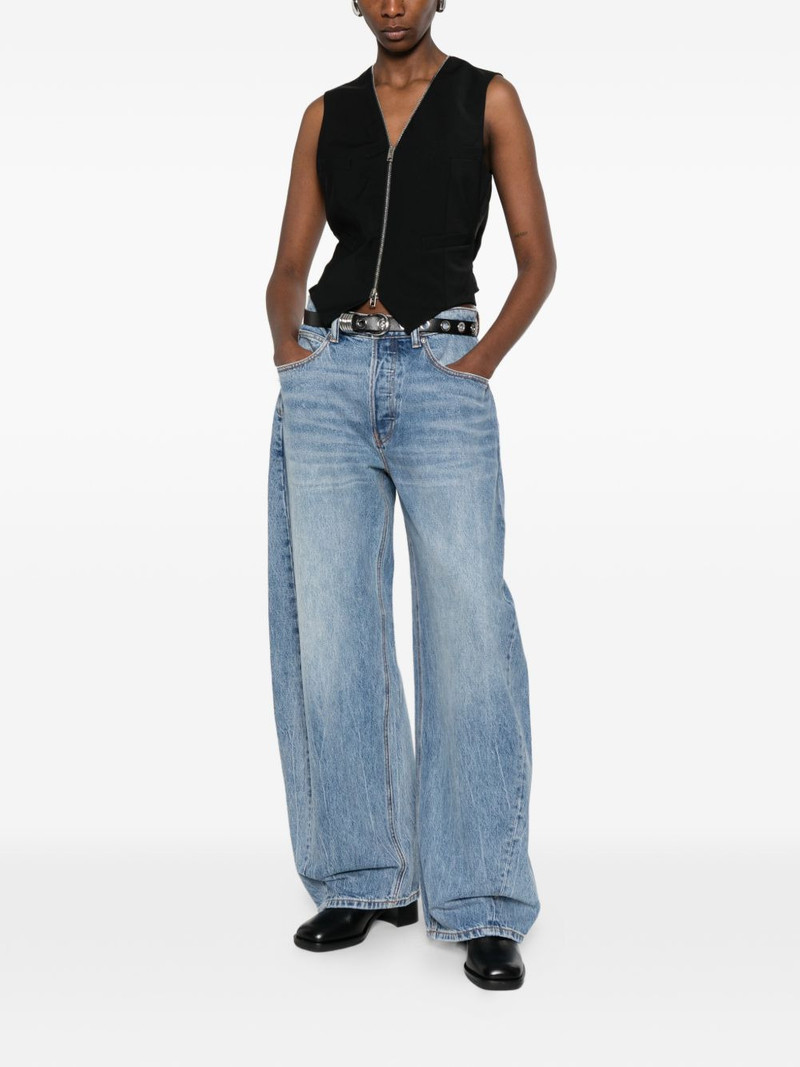 Alexander Wang button jeans outlook