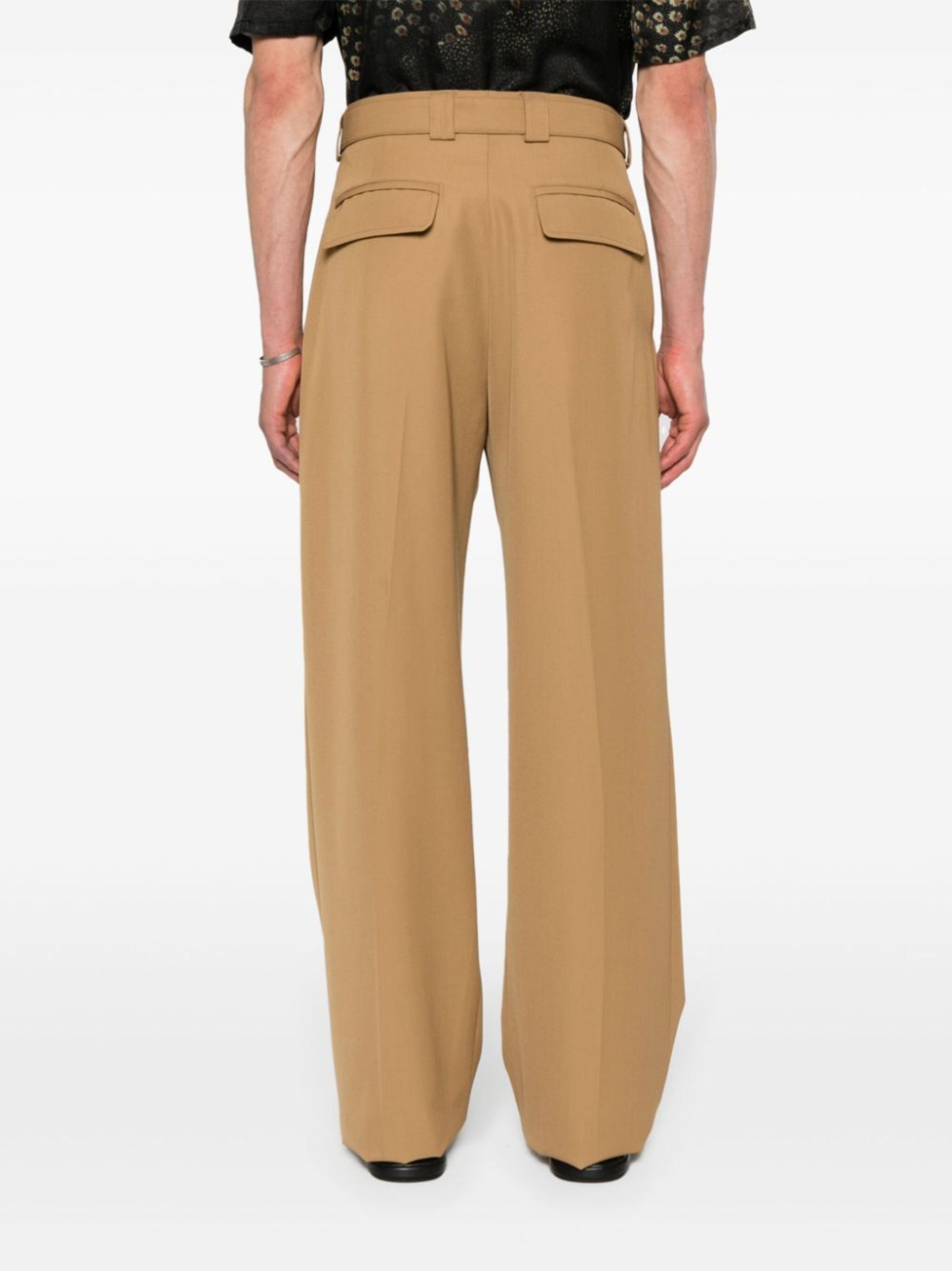 twill tailored trousers - 4