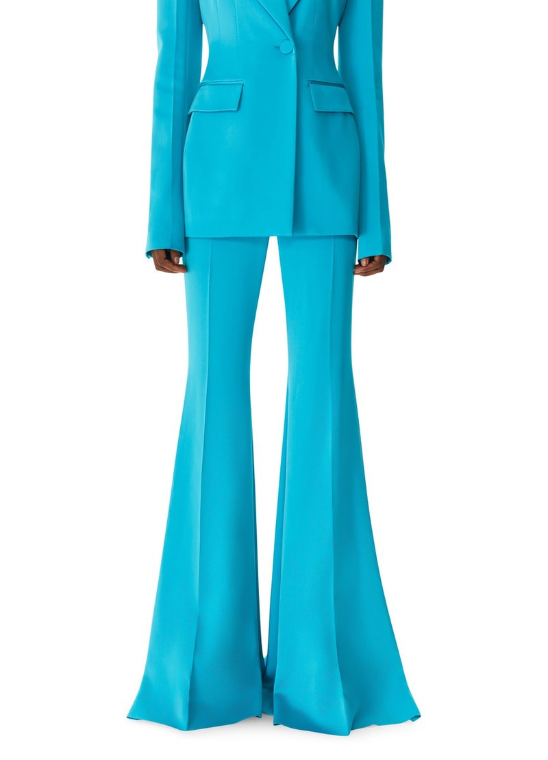 high-waisted flared trousers 4
