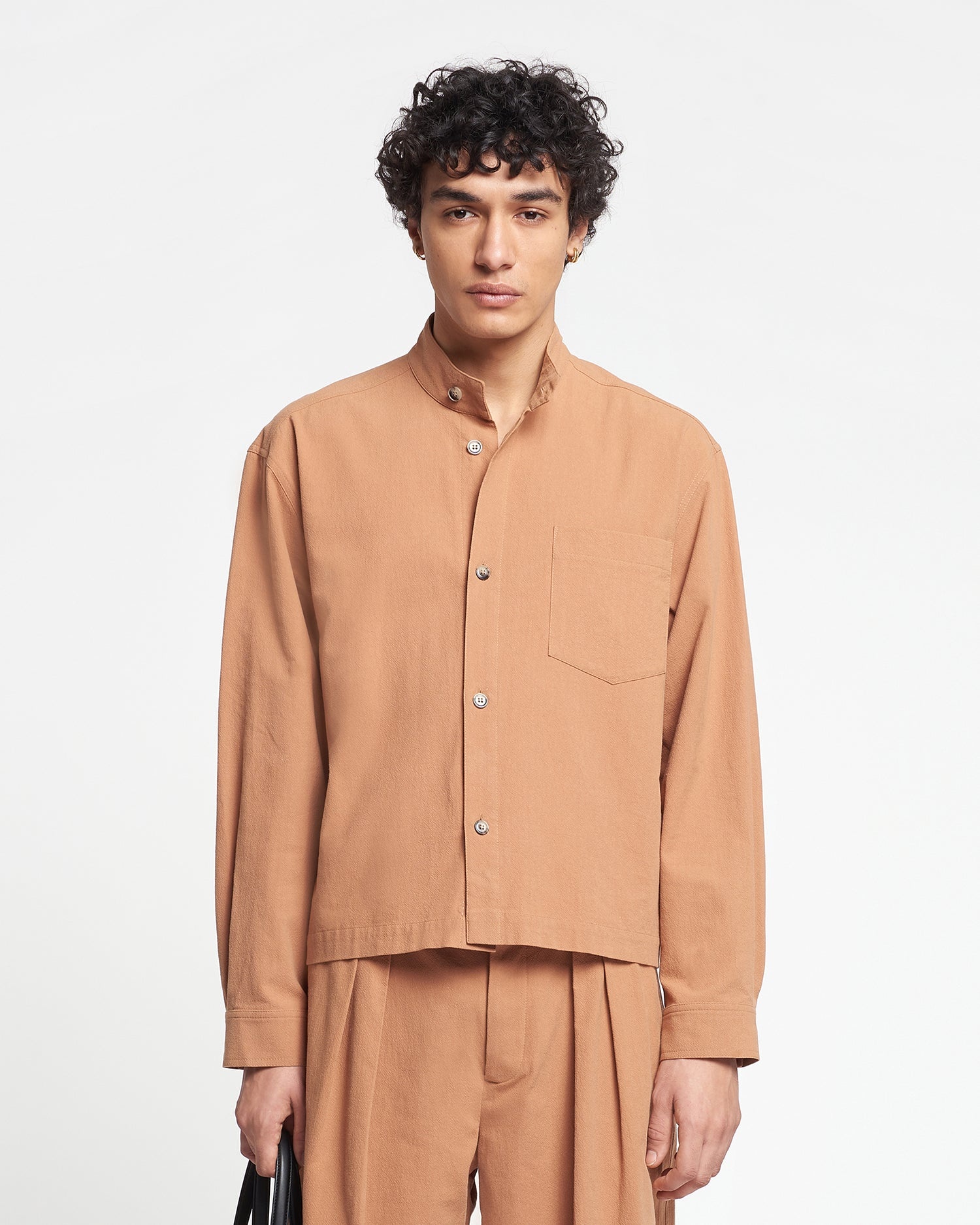 Washed-Calico Shirt - 2