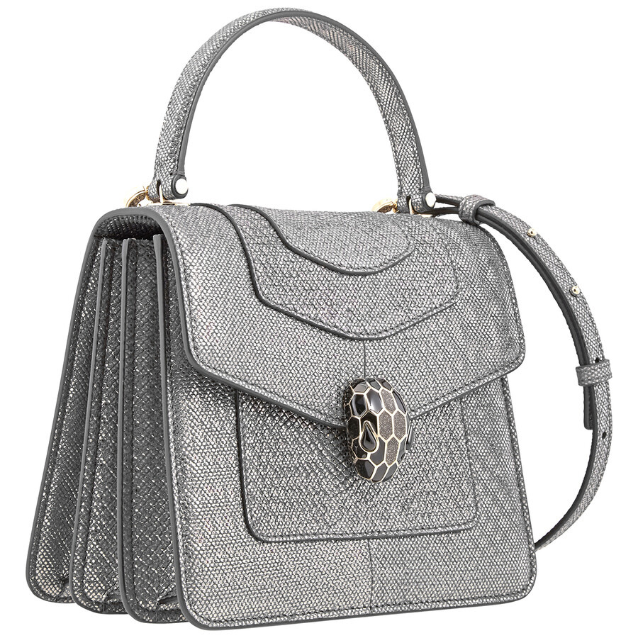 Bvlgari Serpenti Forever Crossbody Bag- Grey - 3