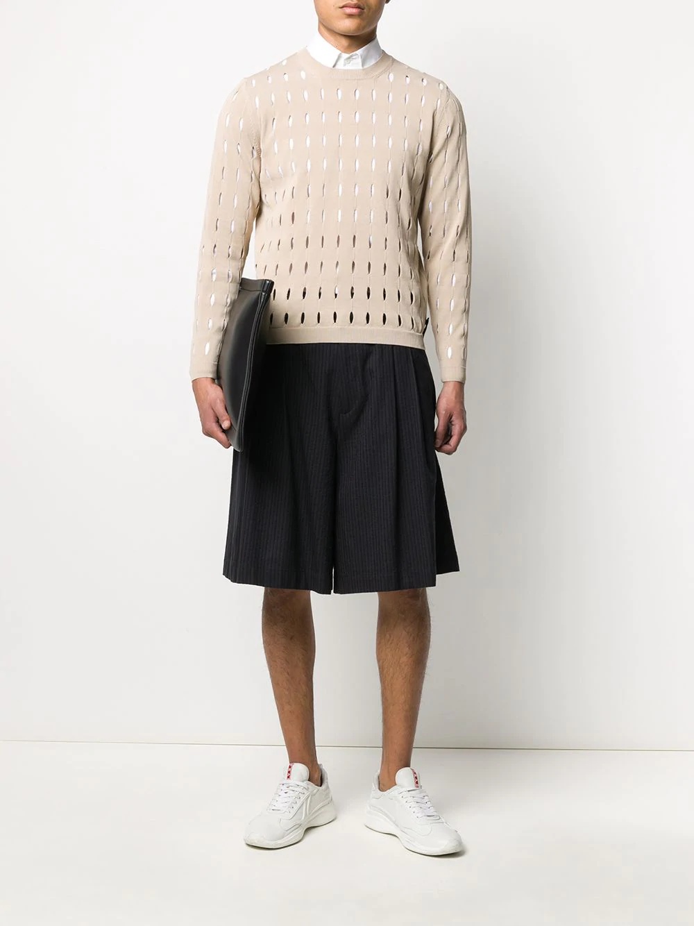 openwork knit jumper - 2