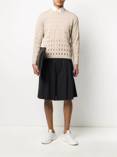 FENDI openwork knit jumper outlook