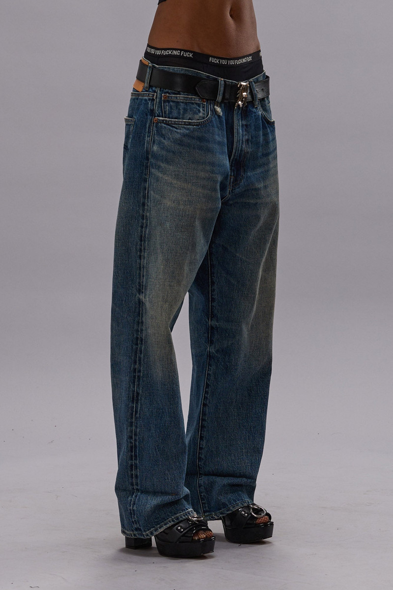 CUFFED X-BF JEAN - ASPEN SELVEDGE BLUE - R13 5