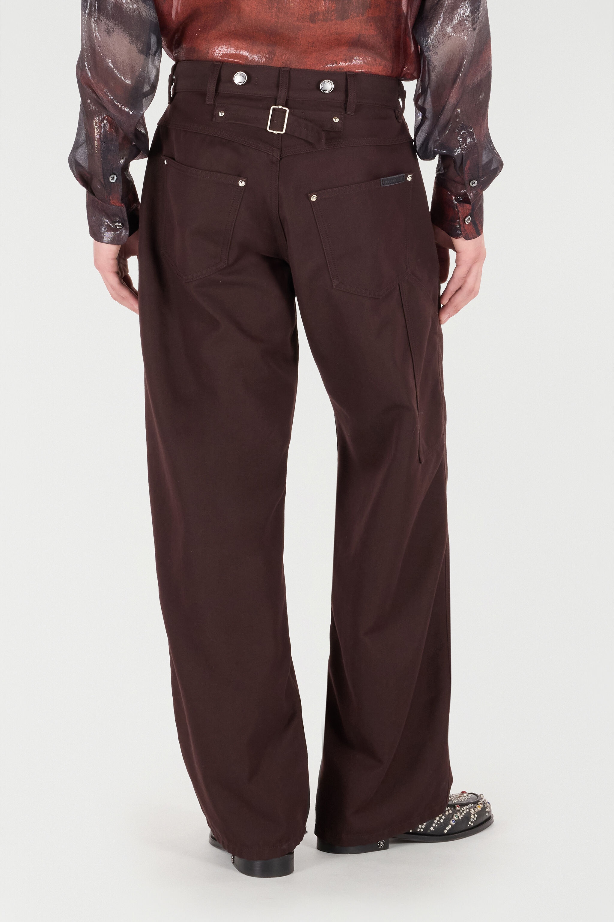 Cotton-Blend Pants - 4