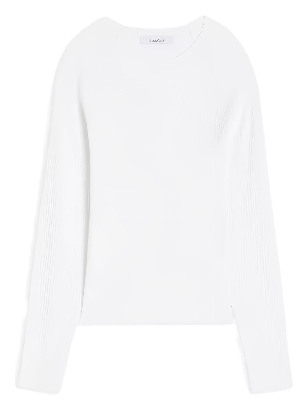 ribbed long-sleeve T-shirt - 1