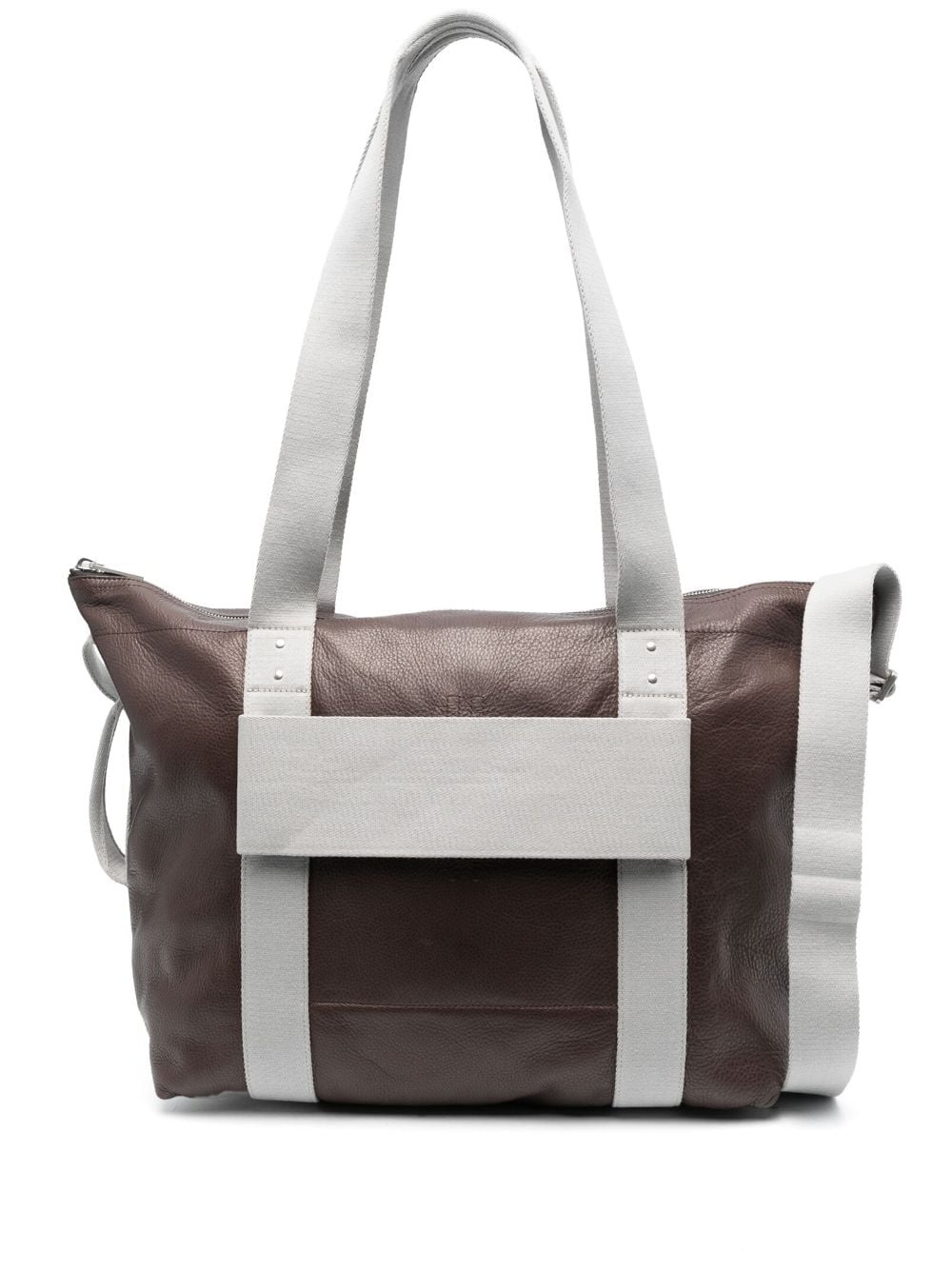 Luxor contrasting-web strap shoulder bag - 1