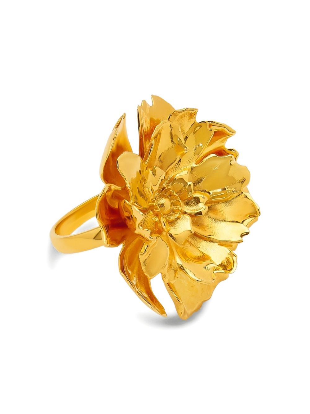 Peony flower-shaped ring - 3