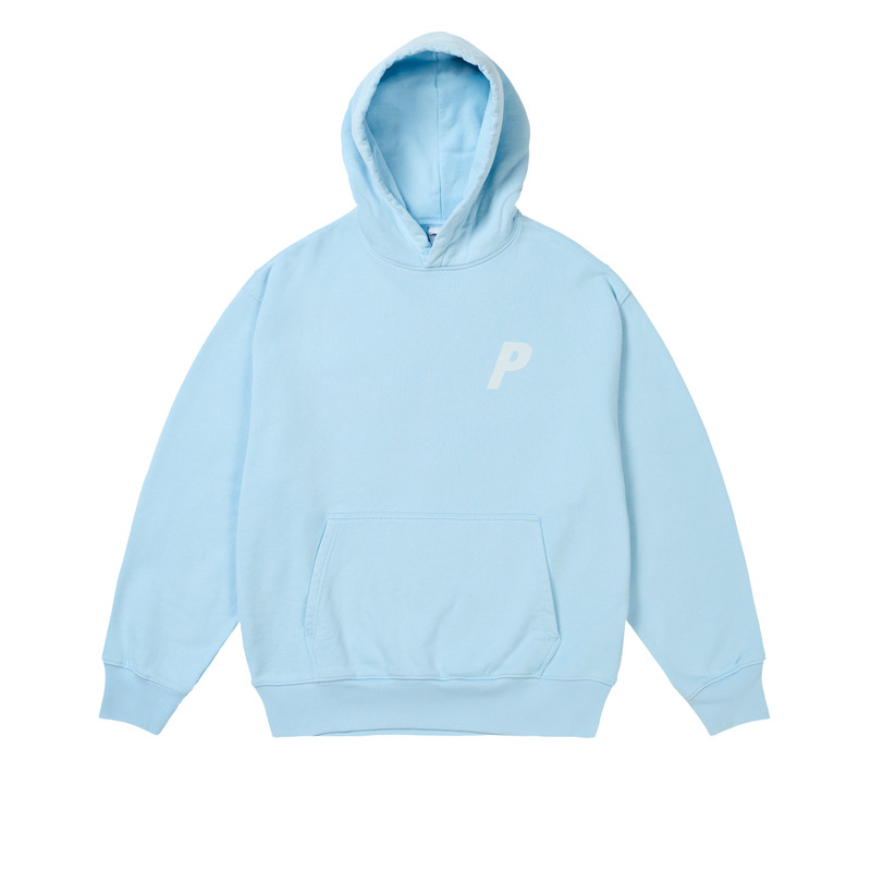 PALACE RUBBED P3 HOOD SKYLINE BLUE outlook