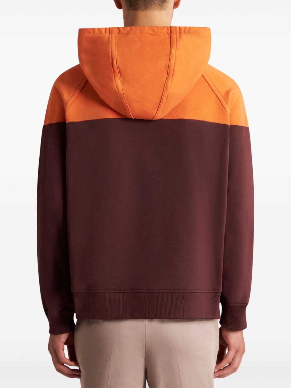 Pegaso-embroidered cotton hoodie - 3