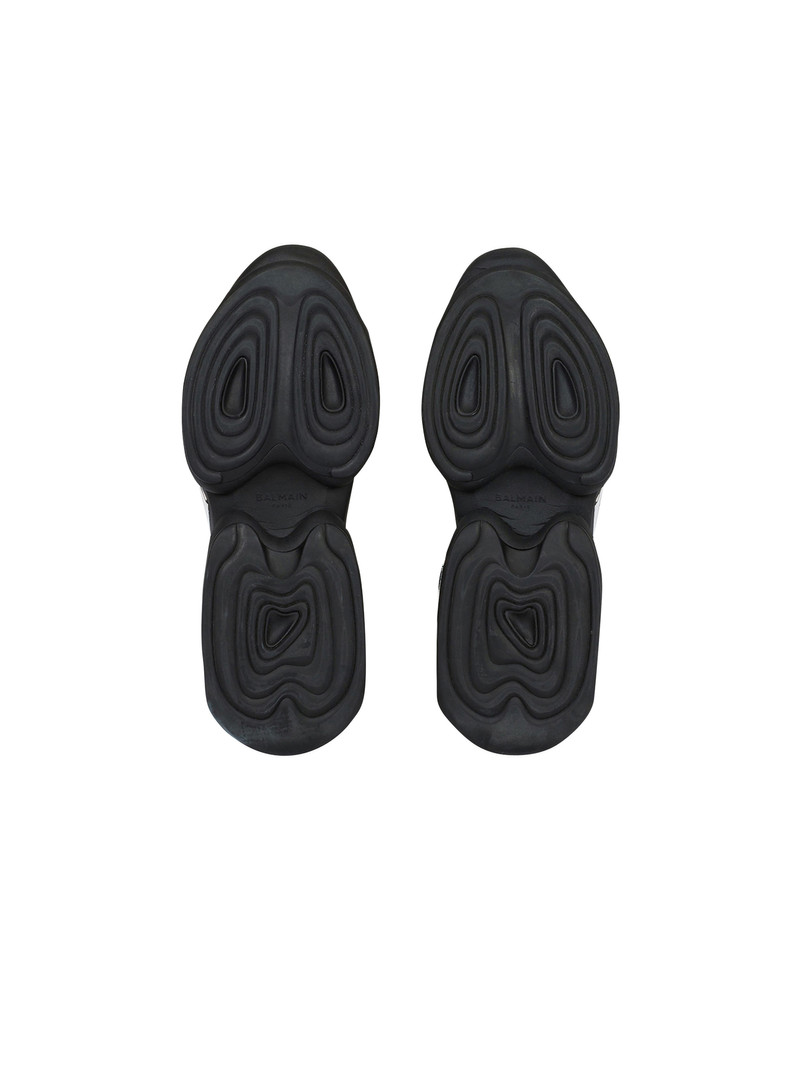 Leather, neoprene and suede B-Bold low-top sneakers 4