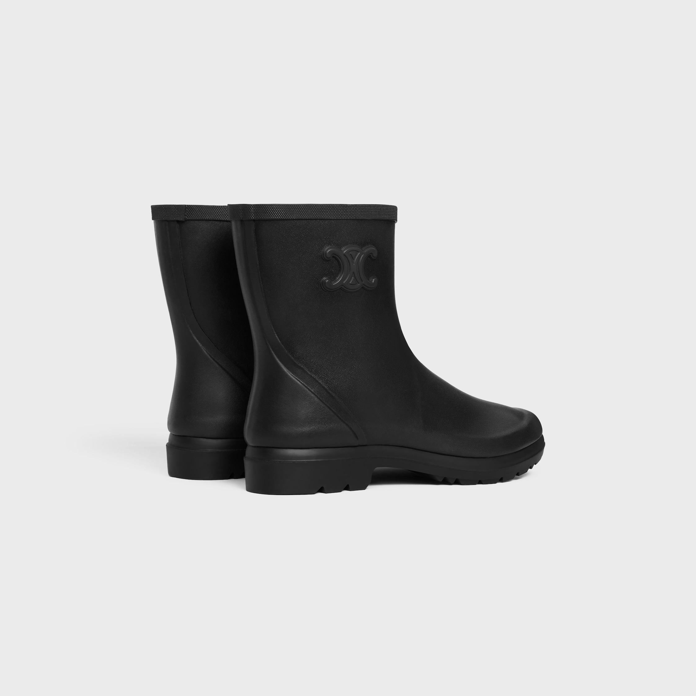 MID CELINE RAIN BOOTS in Natural Rubber - 3