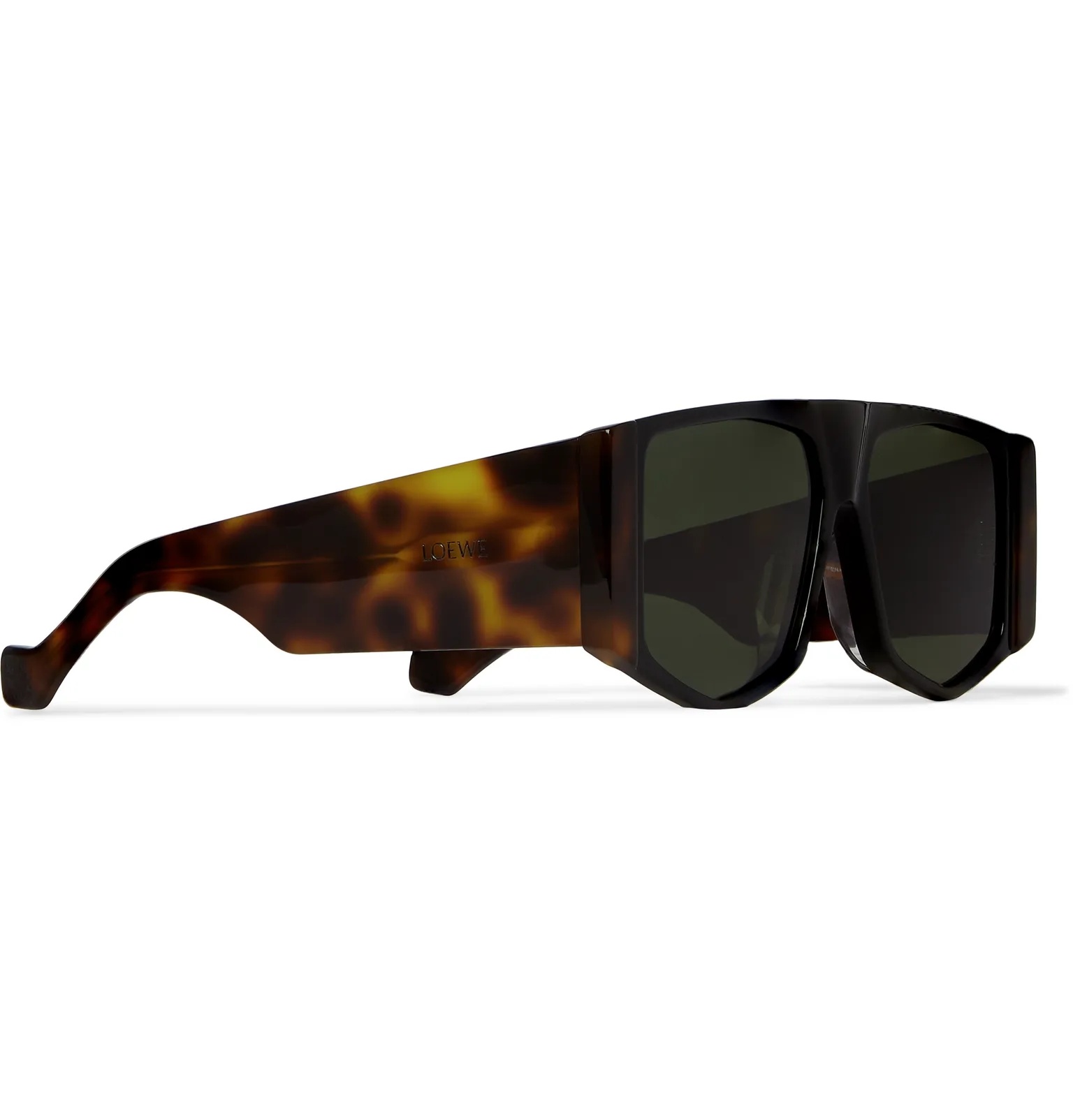 D-Frame Tortoiseshell Acetate Sunglasses - 2