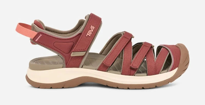 Women's Tirra Sport Closed-Toe Hiking Sandal in Mahogany - 1
