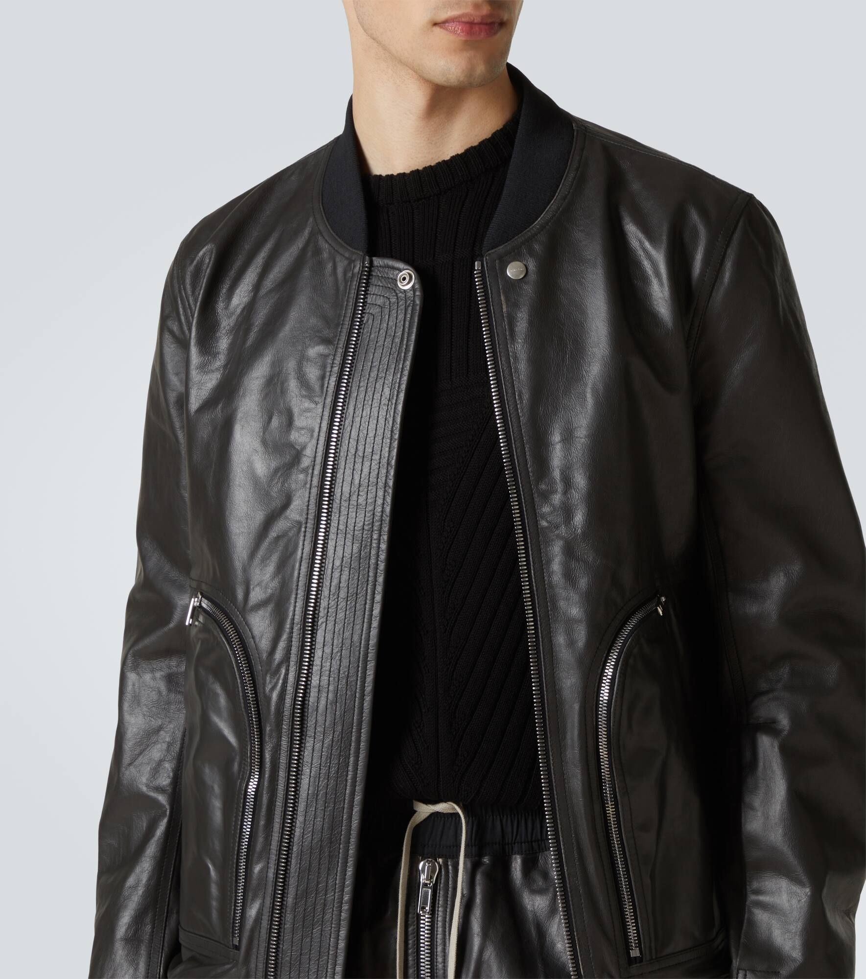 Bauhaus Flight leather bomber jacket - 5