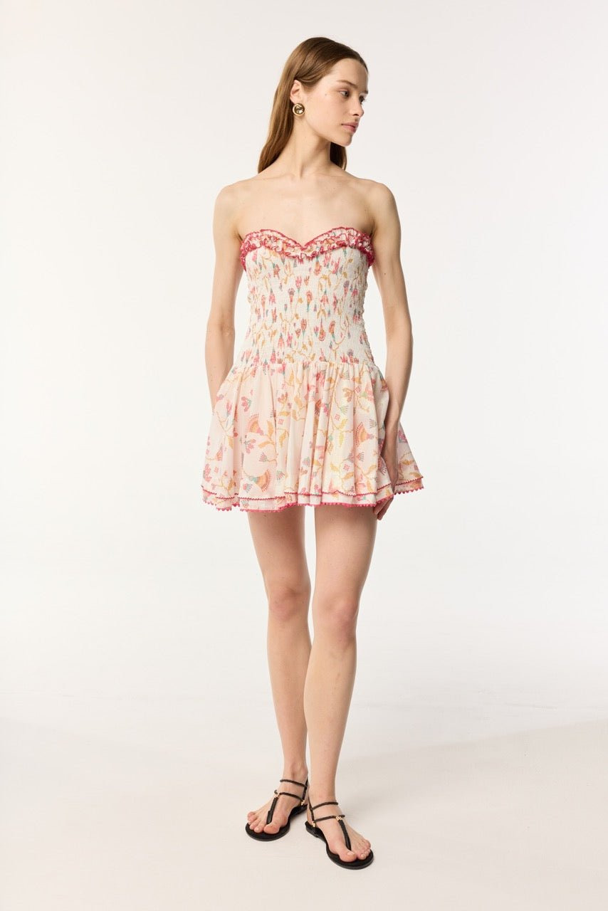 Bandeau Dress Cory - Pink Ylang Ylang - 3
