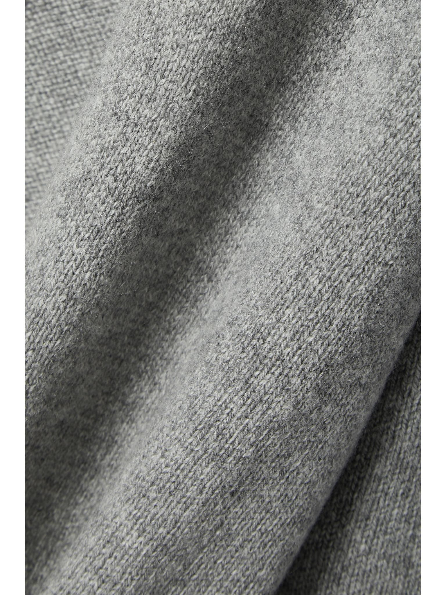 Essentials Fulham cashmere cardigan Gray - 4