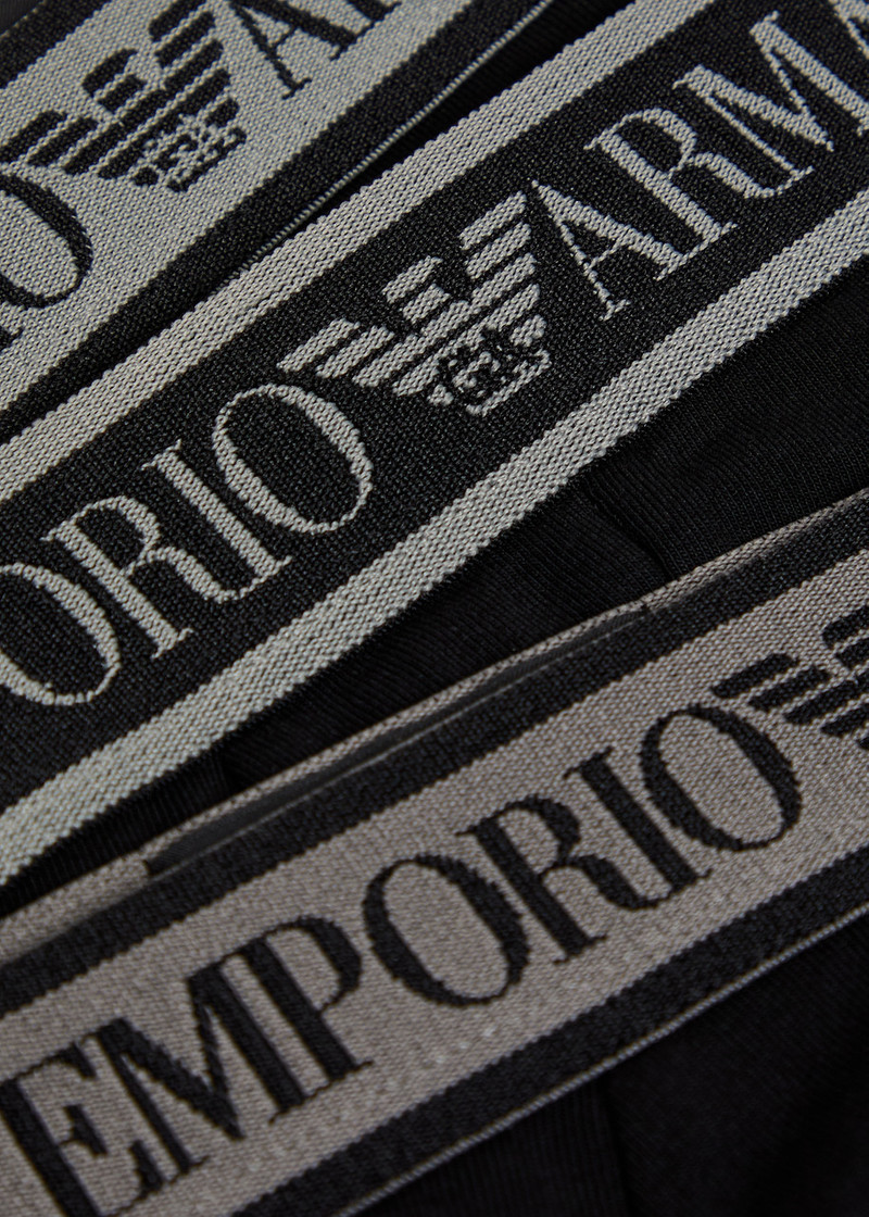 EMPORIO ARMANI Emporio Armani Logo Stretch-cotton Briefs outlook