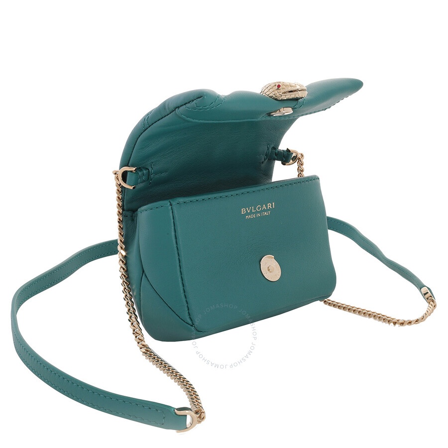 Bvlgari Serpenti Cabochon Micro Leather Bag - 4