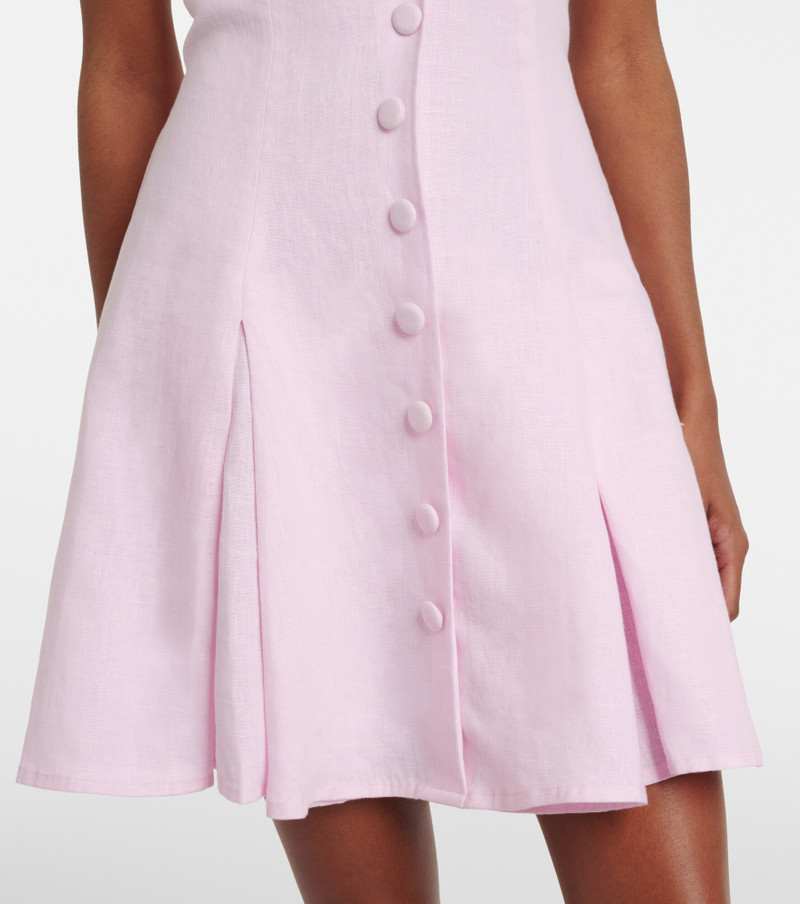 Murano halterneck linen minidress 5