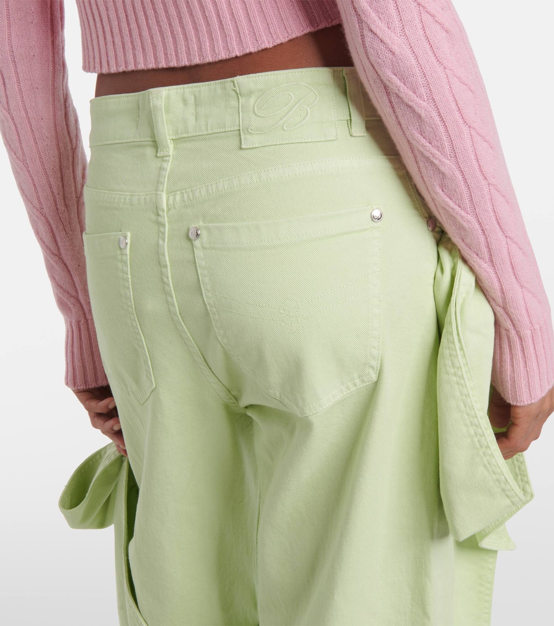 Draped straight jeans - 6