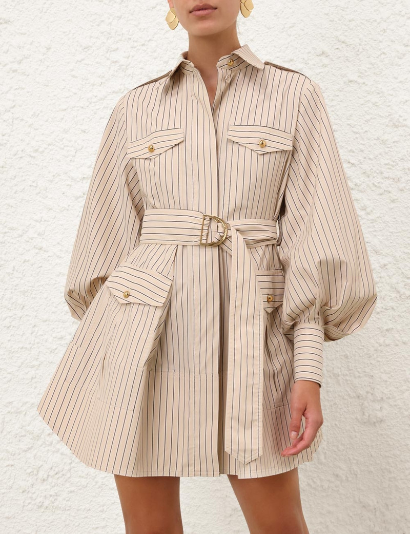Zimmermann MEMENTO UTILITY MINI DRESS outlook