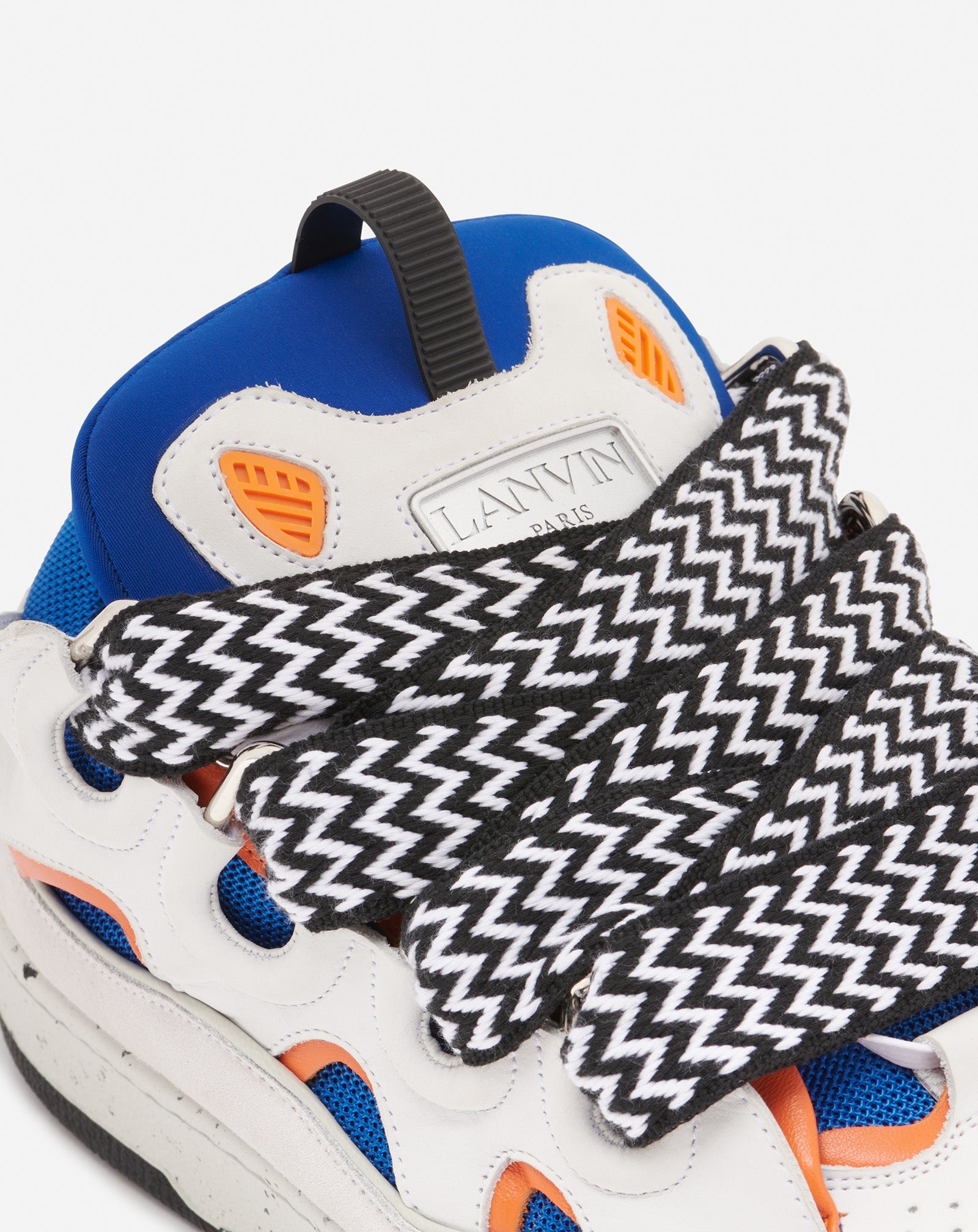 LEATHER CURB SNEAKERS - 6