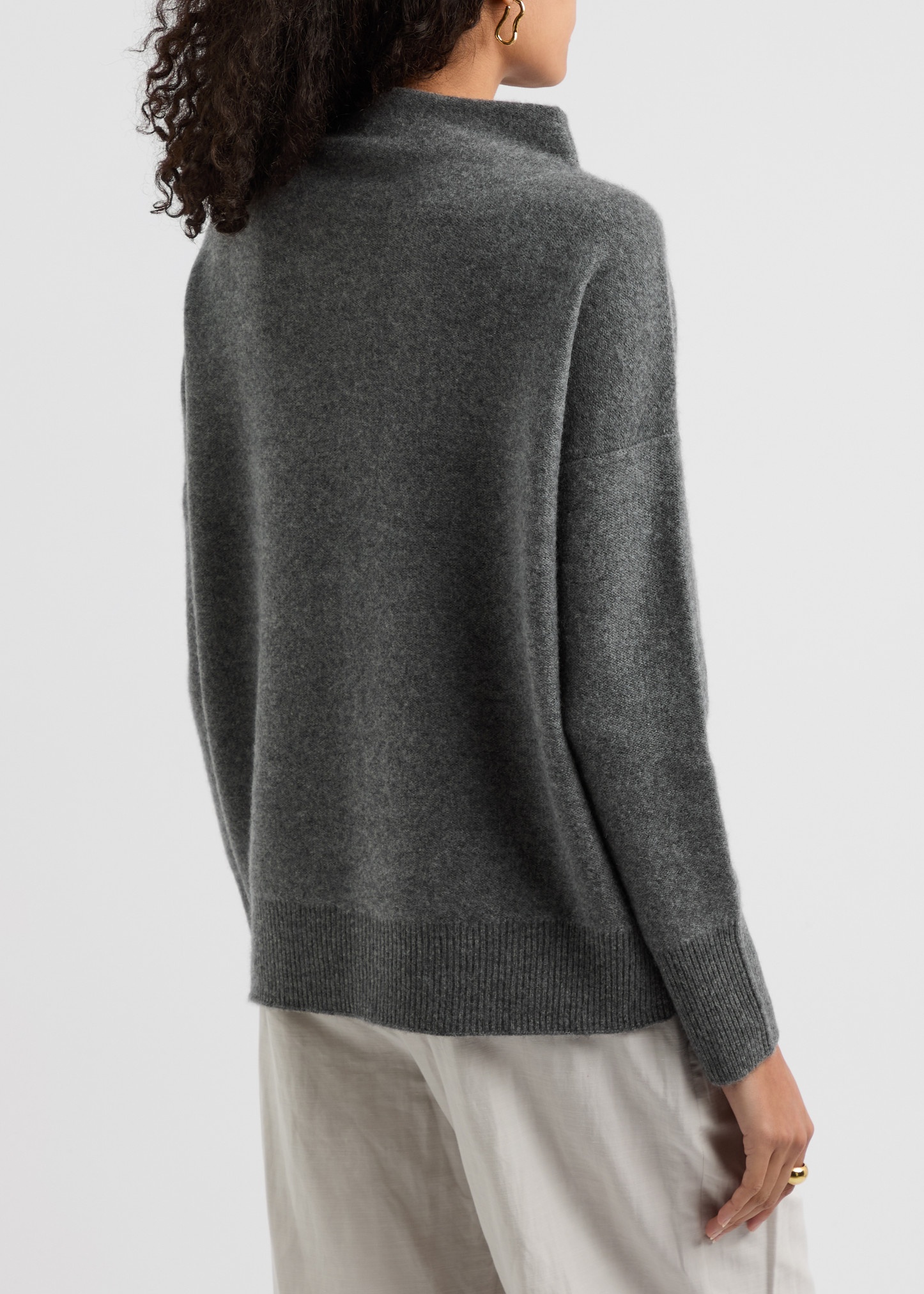 Brushed cashmere jumper - 3