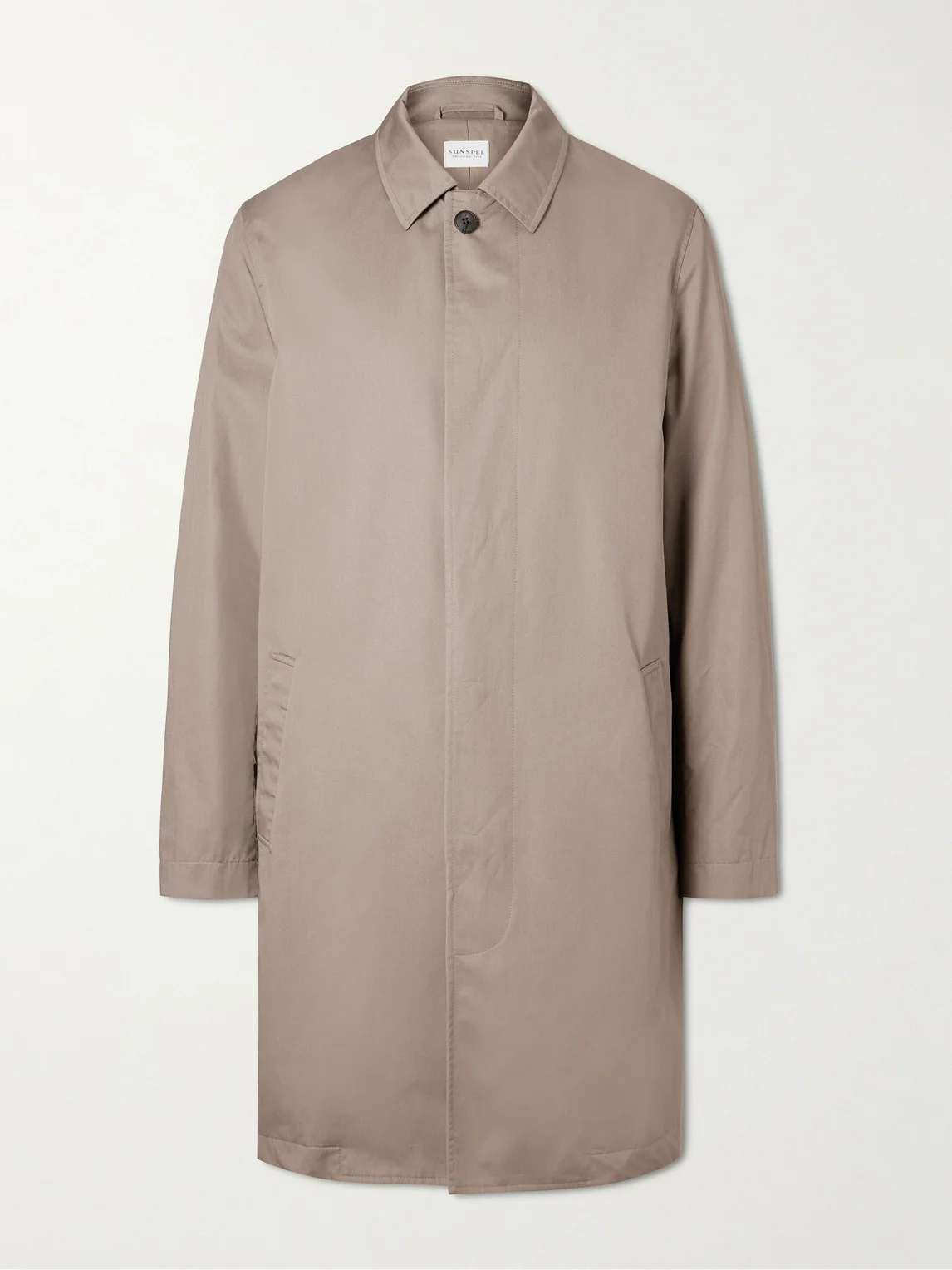 Cotton-Shell Raincoat - 1