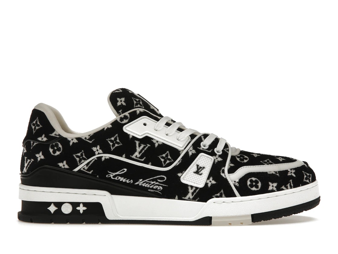 Louis Vuitton Trainer Black Monogram Textile - 1