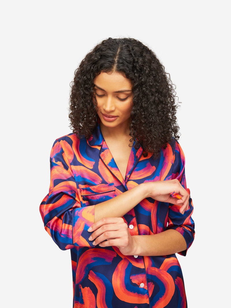 Women's Pyjamas Brindisi 82 Silk Satin Multi - 7