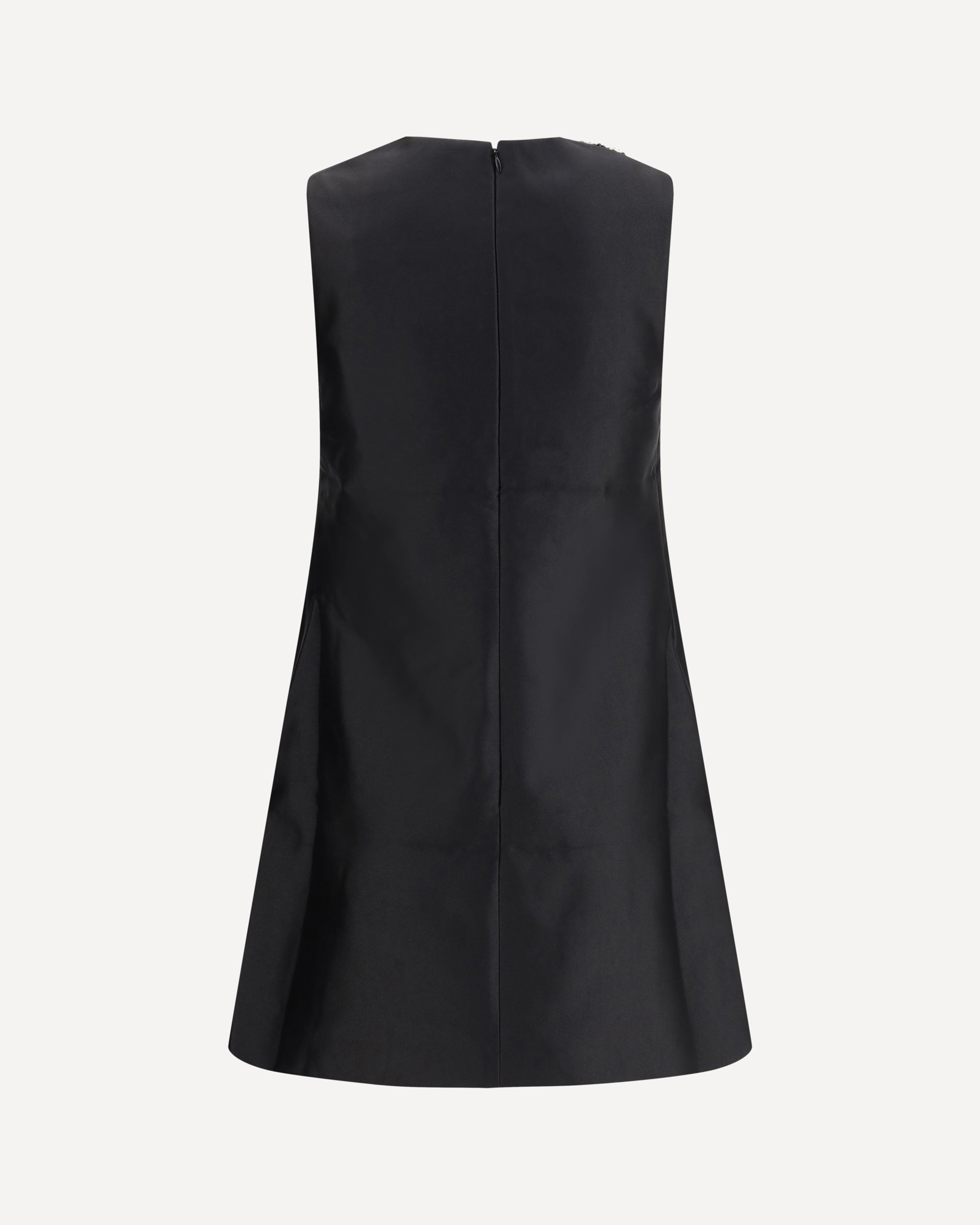 Taffeta embellished trim short Dress - 2