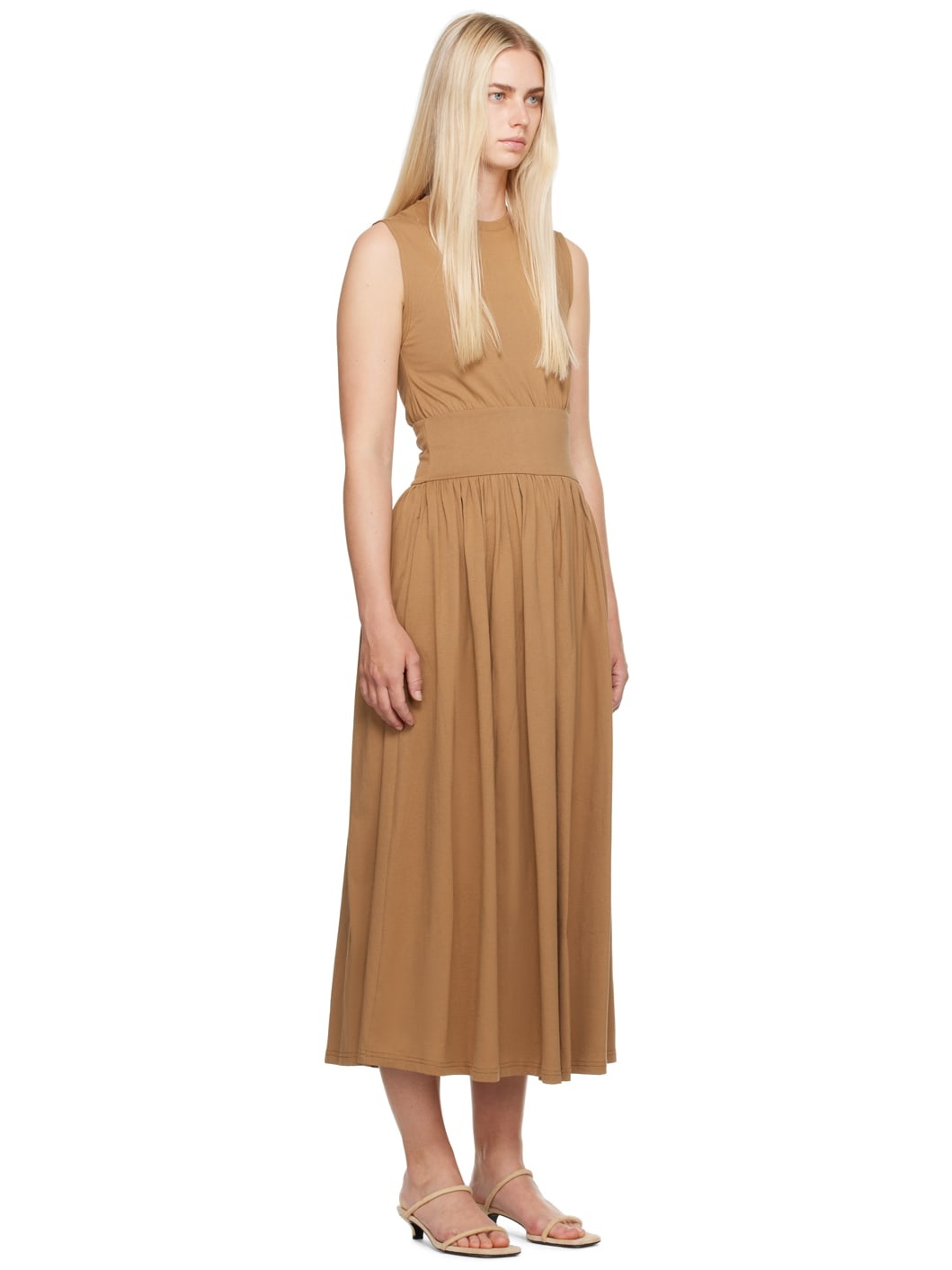 SSENSE Exclusive Brown Tee Midi Dress - 2
