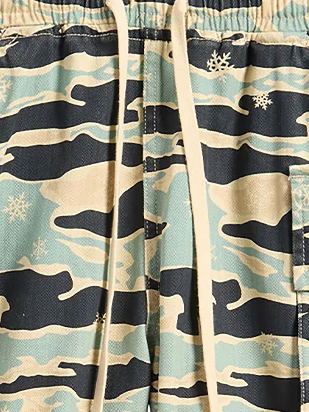 camouflage-print cotton shorts - 2
