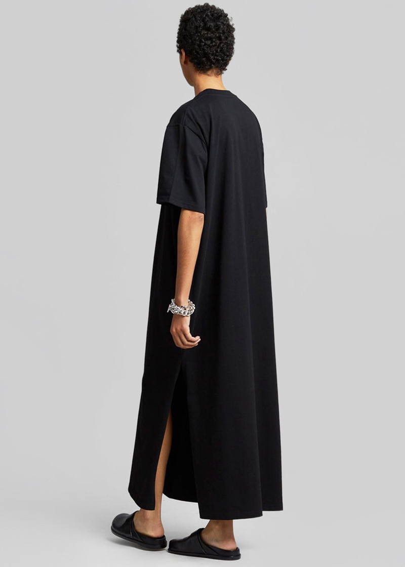 Lou Oversized Tee Dress - Black 8